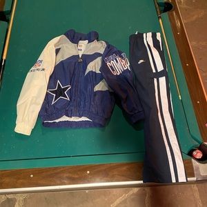 Vintage Cowboys Windbreaker with Nike Sweatpants Size M
